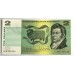 AUSTRALIA 1967 . TWO 2 DOLLARS BANKNOTE . COOMBS/WILSON . CONSECUTIVE PAIR